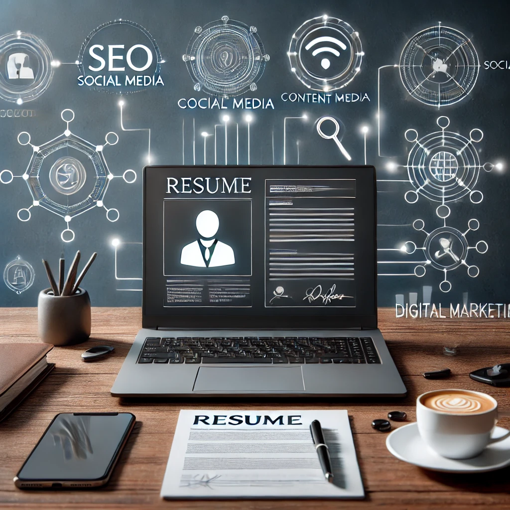 Digital Marketing Resume for Fresher
